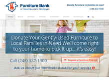 Tablet Screenshot of furniture-bank.org